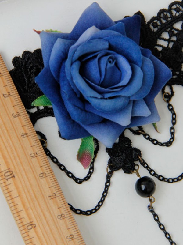 Blue Enchantress Hollow Out Lace Wrist Band Blue Enchantress Hollow Out Lace Wrist Band