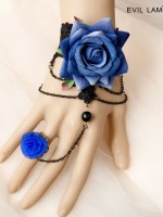 Blue Enchantress Hollow Out Lace Wrist Band Blue Enchantress Hollow Out Lace Wrist Band