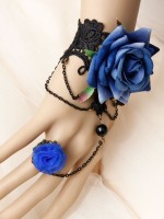 Blue Enchantress Hollow Out Lace Wrist Band Blue Enchantress Hollow Out Lace Wrist Band