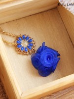 Blue Flower Sweater Chain Blue Flower Sweater Chain