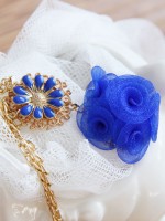 Blue Flower Sweater Chain Blue Flower Sweater Chain
