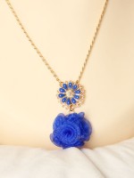 Blue Flower Sweater Chain Blue Flower Sweater Chain
