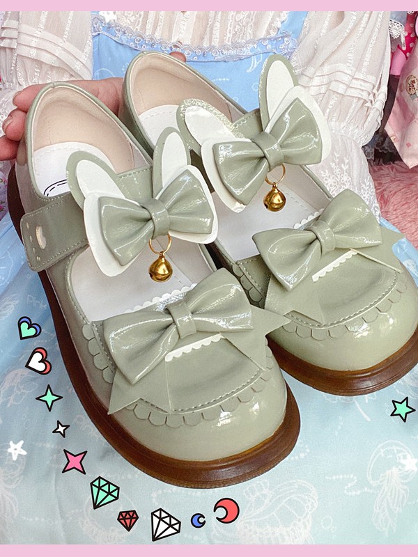 Bondora - Cream rabbit Lolita Shoes