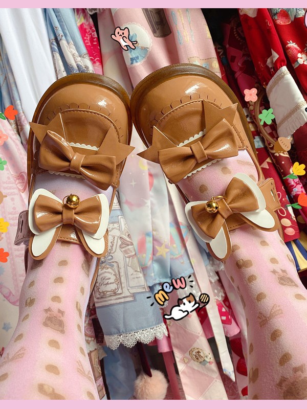 Bondora - Cream rabbit Lolita Shoes Bondora - Cream rabbit Lolita Shoes