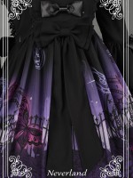 Dark Gothic Printed Lolita Dress Butterfly Cemetery One Piece Dark Gothic Printed Lolita Dress Butterfly Cemetery One Piece