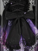 Dark Gothic Printed Lolita Dress Butterfly Cemetery One Piece Dark Gothic Printed Lolita Dress Butterfly Cemetery One Piece