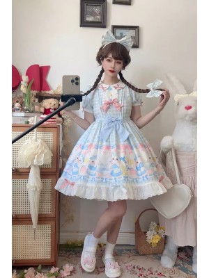 Candy Rabbit Lolita Sweet One-Piece