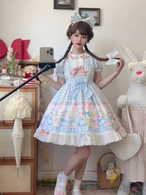 Candy Rabbit Lolita Sweet One-Piece