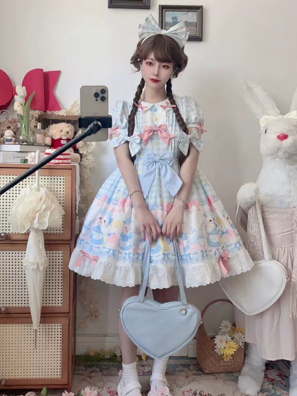 Candy Rabbit Lolita Sweet One-Piece Candy Rabbit Lolita Sweet One-Piece