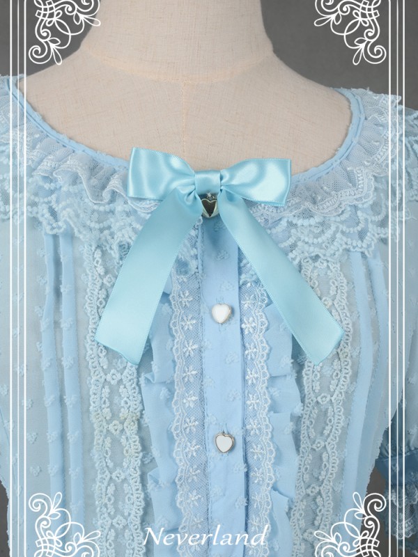 Cannele Chiffon Short Sleeve Blouse Cannele Chiffon Short Sleeve Blouse