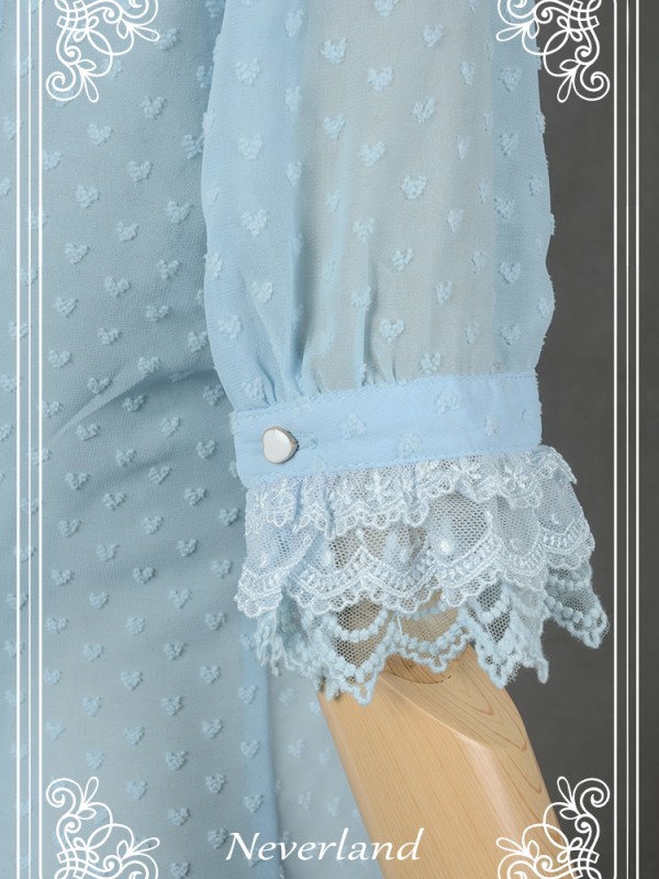 Cannele Chiffon Short Sleeve Blouse Cannele Chiffon Short Sleeve Blouse