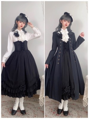 Cascade collar Blouse~Lolita match clothes