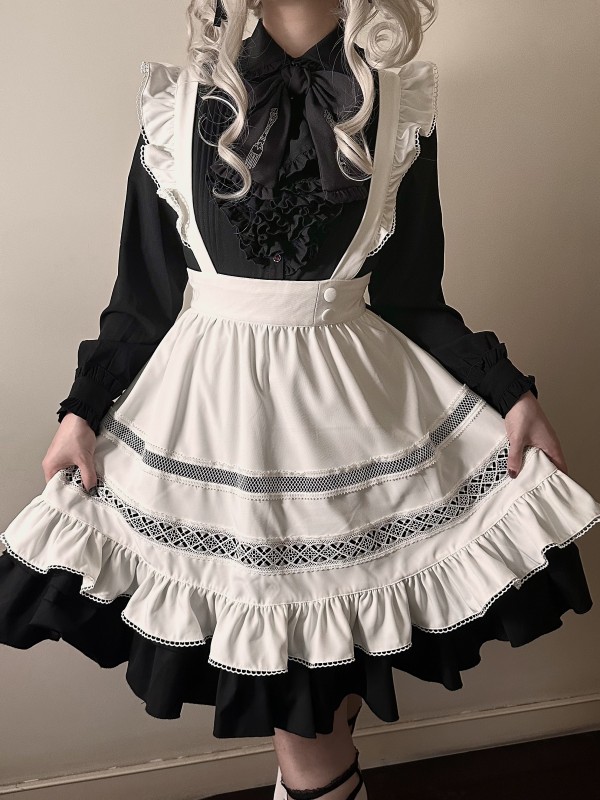 Cascade collar Blouse~Lolita match clothes