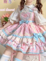 Cat Can - Cream Sugar Sweetheart Jumperskirt Cat Can - Cream Sugar Sweetheart Jumperskirt