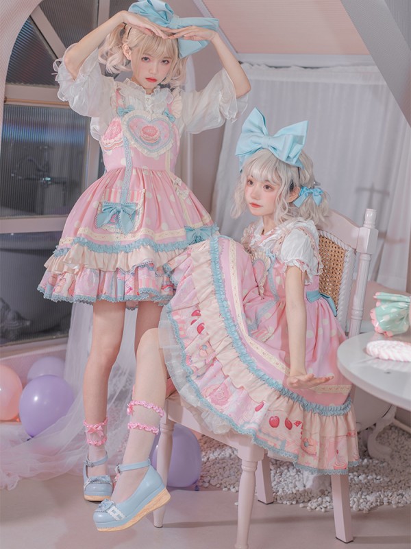 Cat Can - Cream Sugar Sweetheart Jumperskirt Cat Can - Cream Sugar Sweetheart Jumperskirt