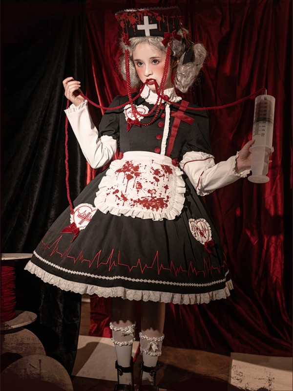 Cat Highness - Scarlet Red Cross One-piece Cat Highness - Scarlet Red Cross One-piece