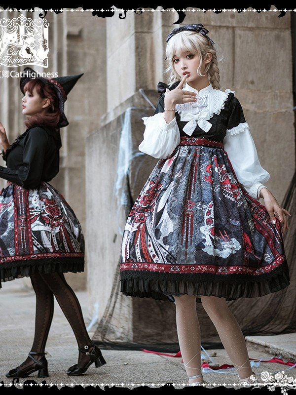 Cat Highness - Shape of Witch Gothic One-piece Cat Highness - Shape of Witch Gothic One-piece