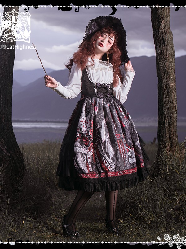 Cat Highness - Shape of Witch Type 1 Gothic Jumperskirt