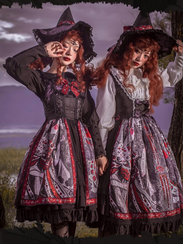 Cat Highness - Shape of Witch Type 1 Gothic Jumperskirt Cat Highness - Shape of Witch Type 1 Gothic Jumperskirt