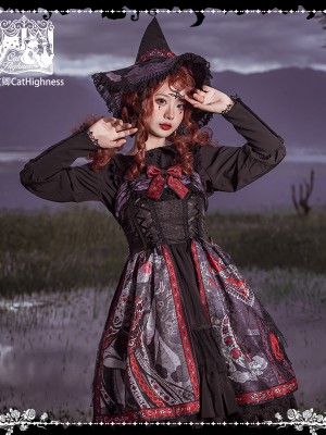 Cat Highness - Shape of Witch Type 2 Gothic Jumperskirt