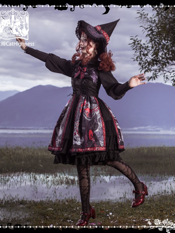 Cat Highness - Shape of Witch Type 2 Gothic Jumperskirt Cat Highness - Shape of Witch Type 2 Gothic Jumperskirt