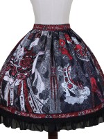 Cat Highness - Shape of Witch Gothic Skirt