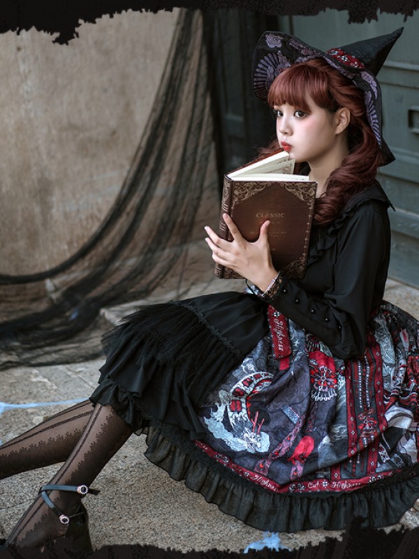 Cat Highness - Shape of Witch Gothic Skirt Cat Highness - Shape of Witch Gothic Skirt