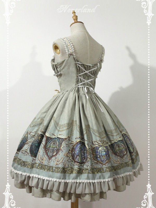 Chant of Raphael Corset-Style Front Jumperskirt Chant of Raphael Corset-Style Front Jumperskirt
