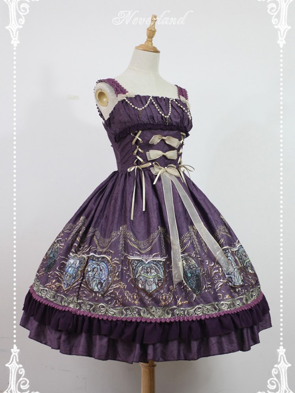 Chant of Raphael Corset-Style Front Jumperskirt Chant of Raphael Corset-Style Front Jumperskirt
