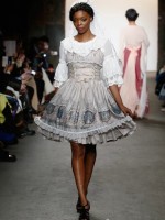 Chant of Raphael Corset-Style Front Jumperskirt Chant of Raphael Corset-Style Front Jumperskirt