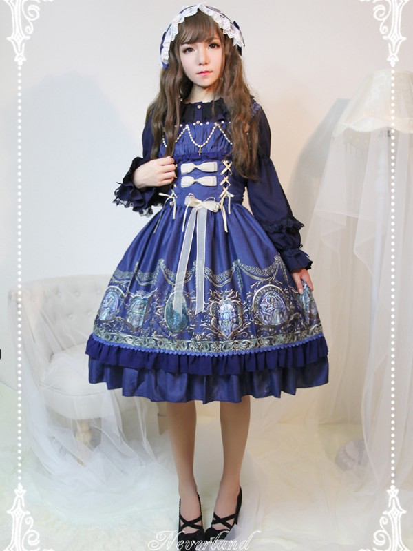 Chant of Raphael Corset-Style Front Jumperskirt Chant of Raphael Corset-Style Front Jumperskirt