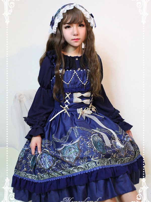 Chant of Raphael Corset-Style Front Jumperskirt Chant of Raphael Corset-Style Front Jumperskirt
