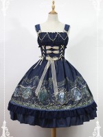 Chant of Raphael Corset-Style Front Jumperskirt Chant of Raphael Corset-Style Front Jumperskirt