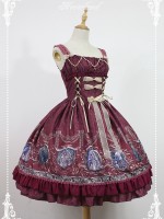 Chant of Raphael Corset-Style Front Jumperskirt Chant of Raphael Corset-Style Front Jumperskirt