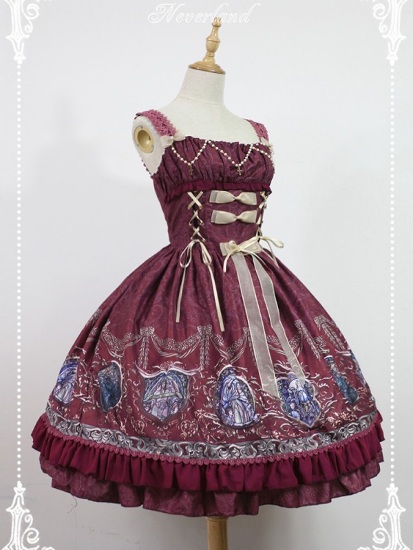 Chant of Raphael Corset-Style Front Jumperskirt Chant of Raphael Corset-Style Front Jumperskirt