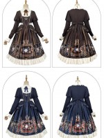 【Chocolate Academy】~lolita Onepiece~Daily Elegant Academy style dress 【Chocolate Academy】~lolita Onepiece~Daily Elegant Academy style dress