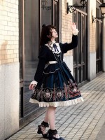 【Chocolate Academy】~lolita Onepiece~Daily Elegant Academy style dress 【Chocolate Academy】~lolita Onepiece~Daily Elegant Academy style dress