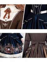 【Chocolate Academy】~lolita Onepiece~Daily Elegant Academy style dress 【Chocolate Academy】~lolita Onepiece~Daily Elegant Academy style dress