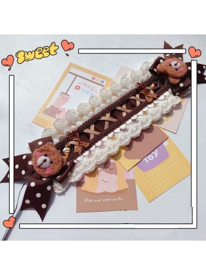 Chocolate Bear Hair Band