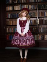 Chocolate Bear Fake Collar Jumperskirt Chocolate Bear Fake Collar Jumperskirt