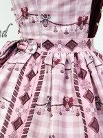 Chocolate Bear Fake Collar Jumperskirt Chocolate Bear Fake Collar Jumperskirt