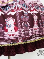 Chocolate Bear Fake Collar Jumperskirt Chocolate Bear Fake Collar Jumperskirt