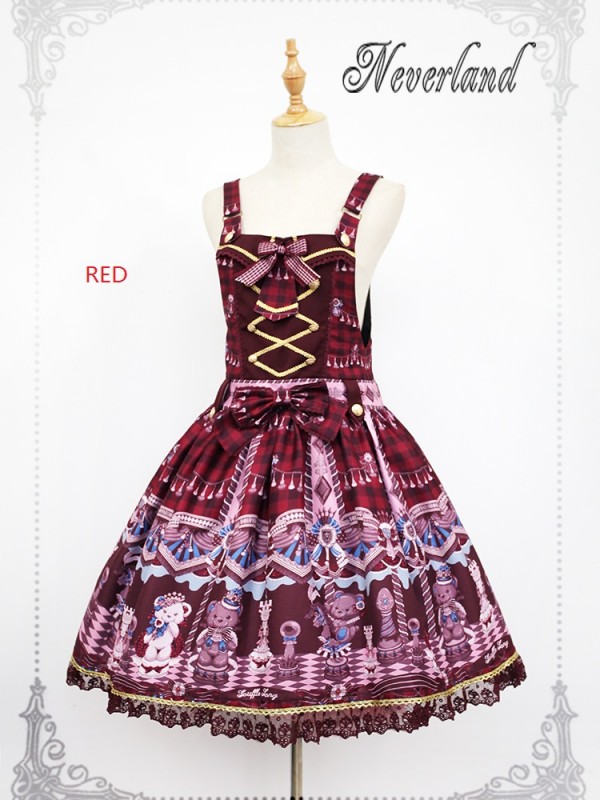 Chocolate Bear Strap Jumperskirt Chocolate Bear Strap Jumperskirt