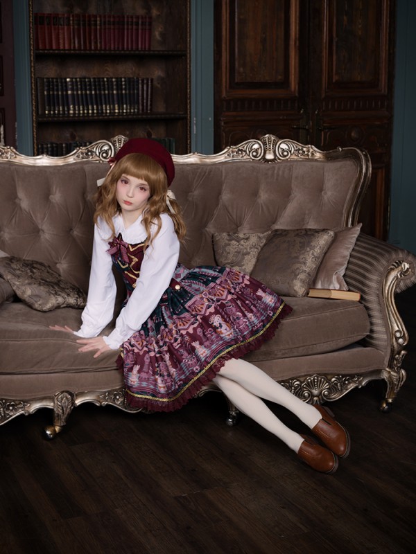 Chocolate Bear Strap Jumperskirt Chocolate Bear Strap Jumperskirt