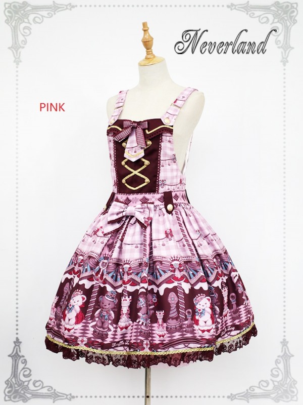 Chocolate Bear Strap Jumperskirt Chocolate Bear Strap Jumperskirt