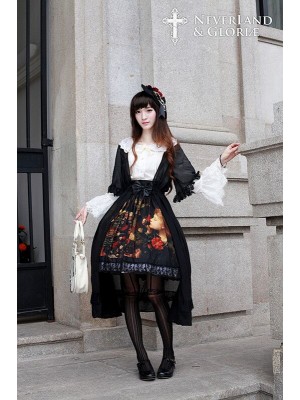 Flower-choosing Girl Long Chiffon Overskirt