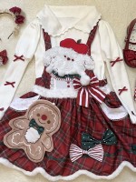 【Christmas Dog】Chai Huhu's Original Autumn and Winter Atmosphere Gingerbread Man Salopetee 【Christmas Dog】Chai Huhu's Original Autumn and Winter Atmosphere Gingerbread Man Salopetee