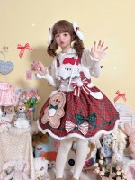 【Christmas Dog】Chai Huhu's Original Autumn and Winter Atmosphere Gingerbread Man Salopetee 【Christmas Dog】Chai Huhu's Original Autumn and Winter Atmosphere Gingerbread Man Salopetee