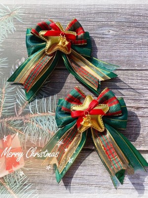 Christmas Themed Five-Pointed Star Hair Clip