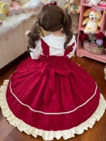 Christmas bear sweet and cute camisole dress